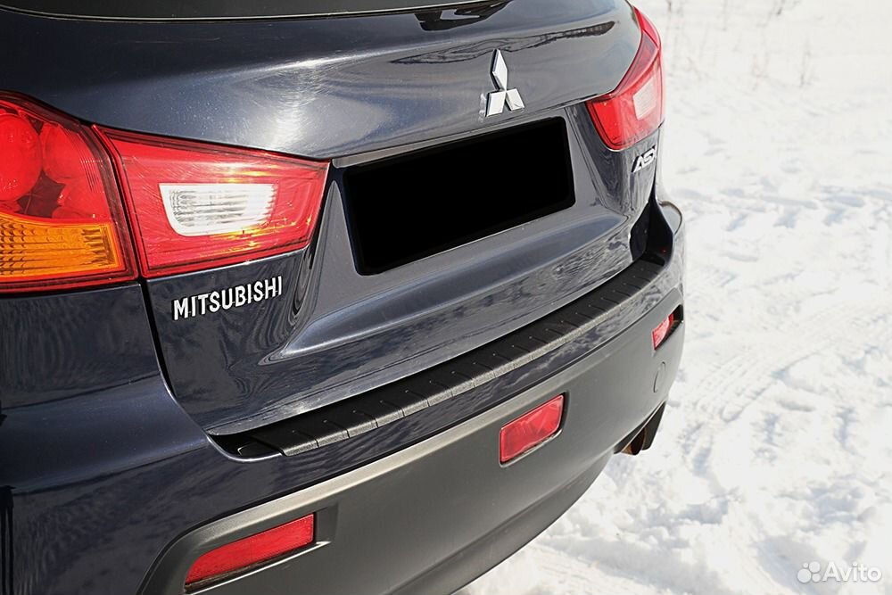 Пластиковая накладка на бампер Mitsubishi ASX