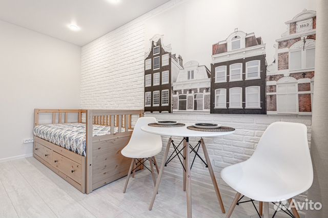 Квартира-студия, 24 м², 2 кровати 
Квартира-студия, 24 м², 2 кровати