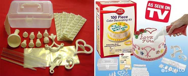 Наборе для украшения торта 100 piece cake decoration kit инструкция