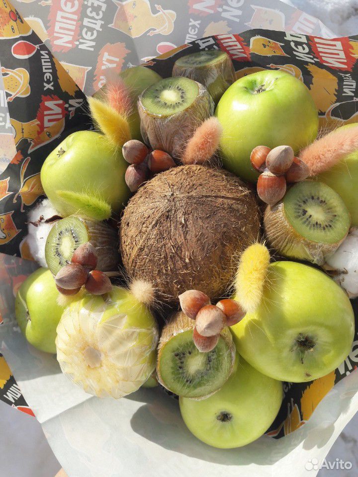 Яблочно-кокосовый букет купить на Зозу.ру - фотография № 1