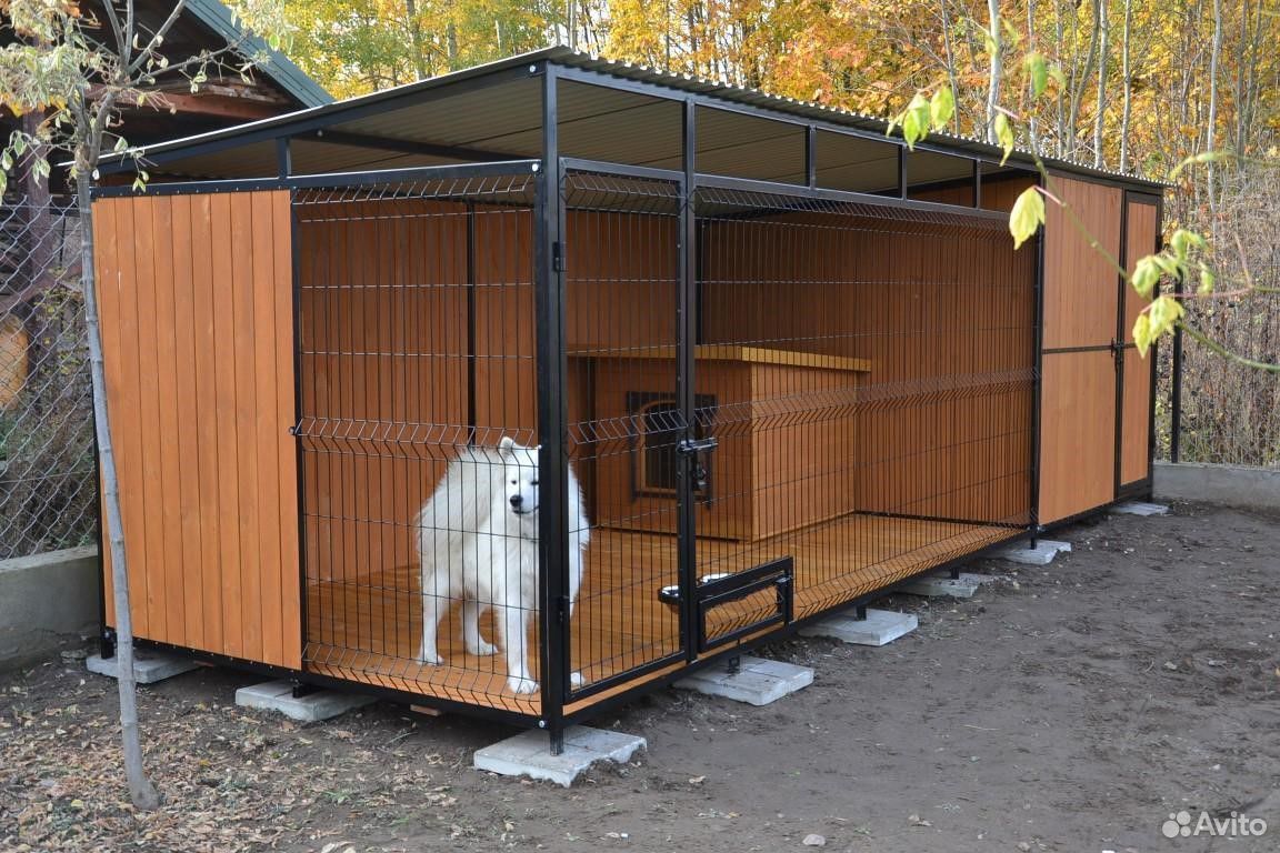 Фото домашний вольер для собаки