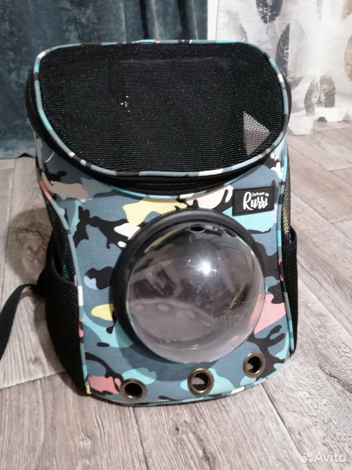 Рюкзак переноска для кошек и собак с иллюминатором купить на Зозу.ру - фотография № 5