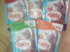 Влажный корм для кошек "Katty"