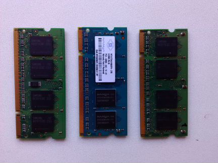 Оперативная память DDR2 sodimm для ноутбука