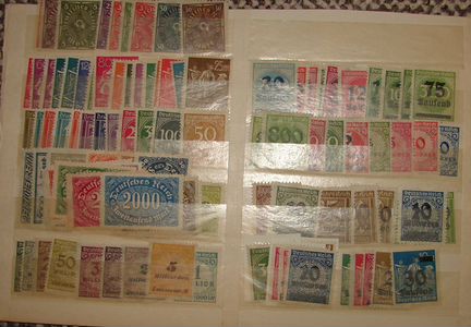 Почтовые марки Германии 20-40 гг