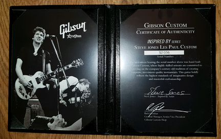 Gibson Steve Jones Les Paul Custom объявление продам.