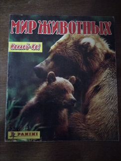 Журнал наклейки Panini Мир животных