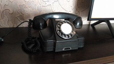 Сталинский телефон 1952г. - Эбонитовый. СССР