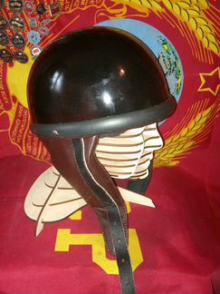 Мотошлем СССР мото шлем моргуновка мотоцикл