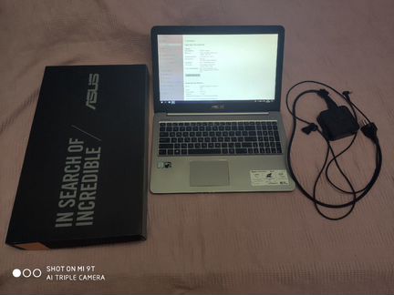 Игровой ноутбук Asus K501UX