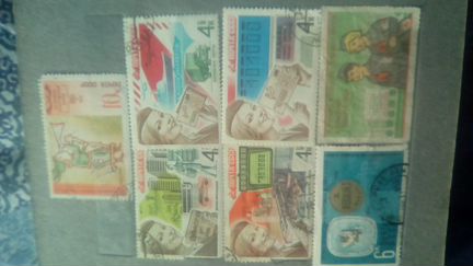 Продам почтовые марки ч1. 1965-1990