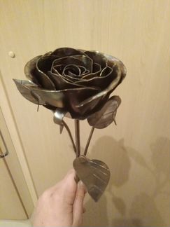 Кованная роза. Роза из металла