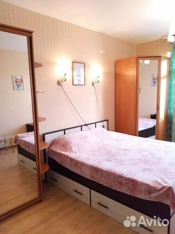 

1-к. квартира, 42 м², 2 кровати