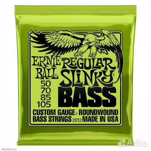 Струны для бас-гитары ernie ball 2832
