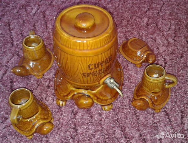 Диспенсер для напитков, набор керамический