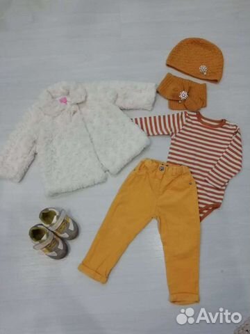 Пакет одежды для девочки 80-86