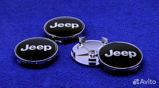 Комплект колпачков Jeep 62,63,65,66,68,74мм