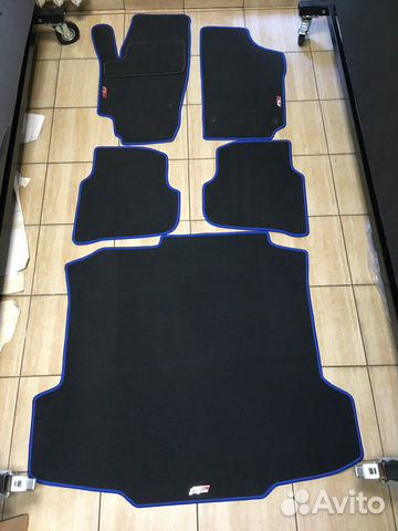 Автоковрики Volkswagen Polo sedan Велюровые Всесез