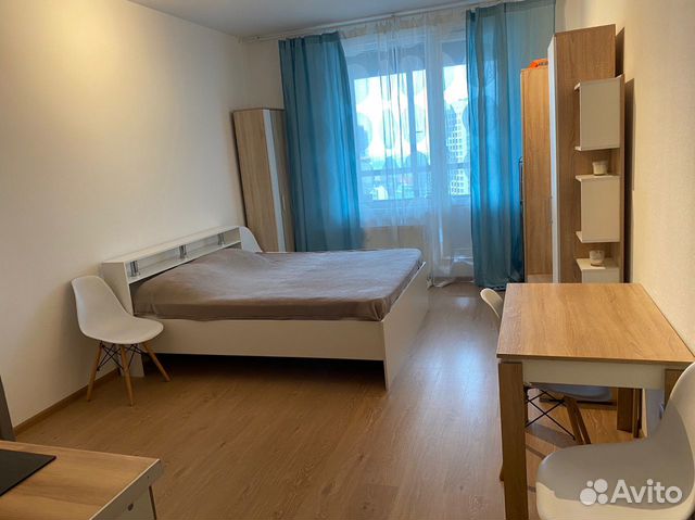 

Квартира-студия, 30 м², 1 кровать