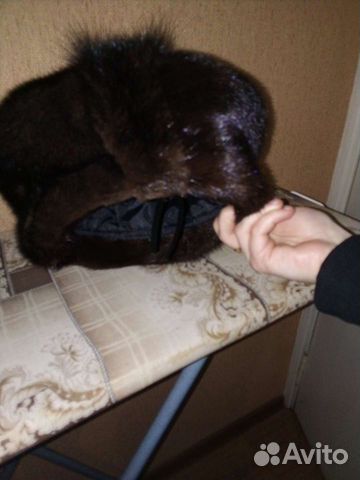 Шапка норка и воротник писец