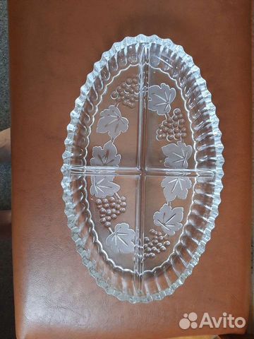 Хрустальная менажница