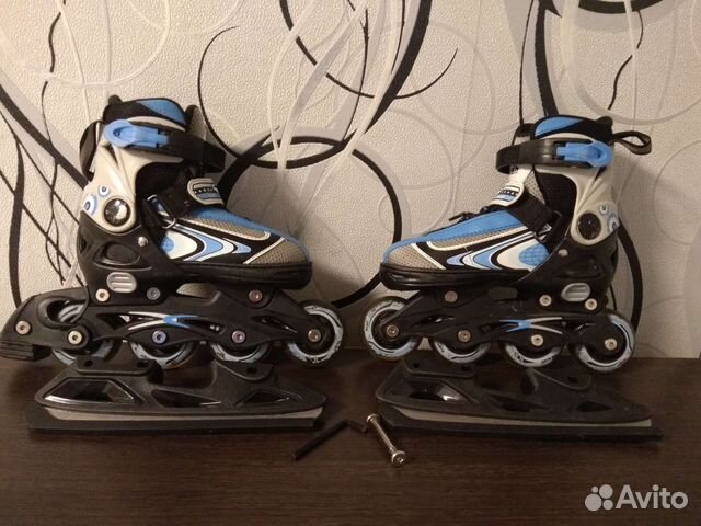 Коньки-ролики 2 в 1