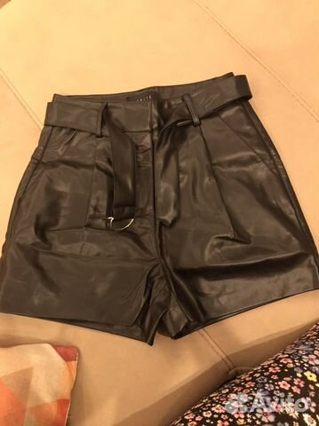 Шорты женские экокожа