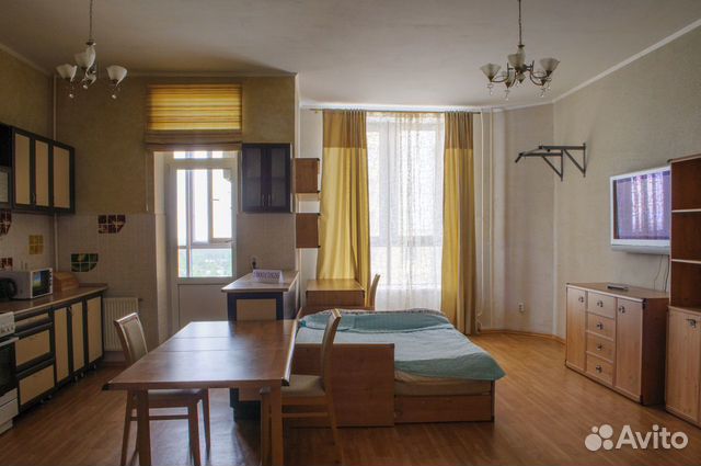 

Квартира-студия, 48 м², 3 кровати