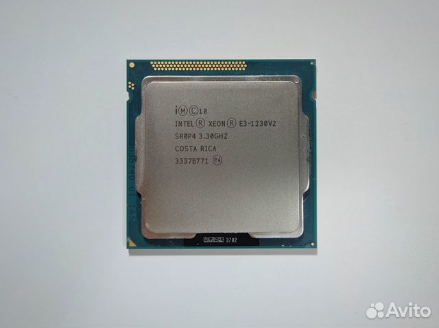 Процессор Xeon E3 1230 v2 аналог Intel i7 3770