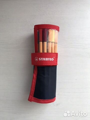 Капиллярные ручки линеры stabilo 25 цветов