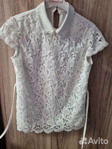 Блузка для девочки школьная 146