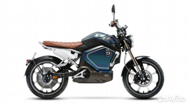 Электромотоцикл Super Soco TC-Cafe Blue