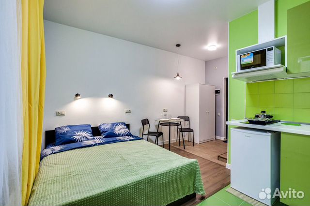 

Квартира-студия, 17 м², 1 кровать