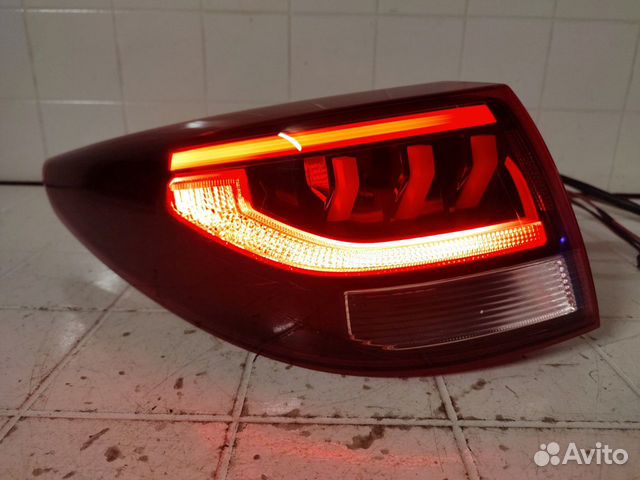 задние led фонари kia rio 4