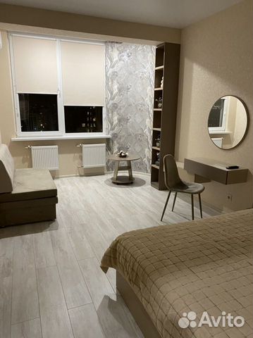 

1-к. квартира, 44 м², 2 кровати