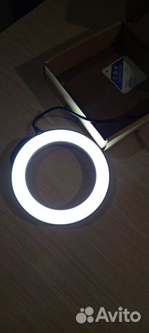 Светодиодная кольцевая лампа 4,7 дюйма, белая USB