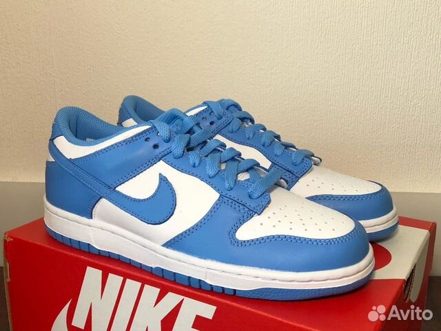 6us Nike Dunk Low GS UNC University Blue купить в Москве | Личные вещи |  Авито
