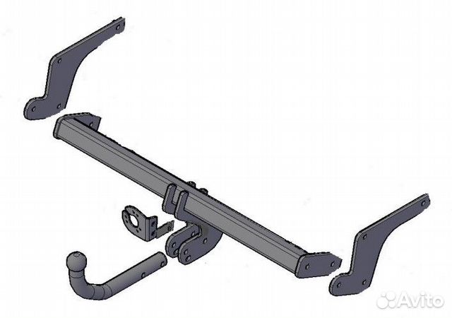 Фаркоп Renault Kaptur/Рено Каптюр (2WD, 4WD) с 201