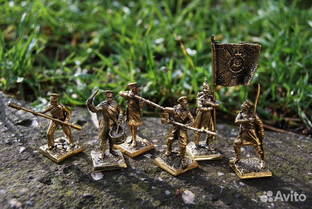 Солдаты Крымская война бронза