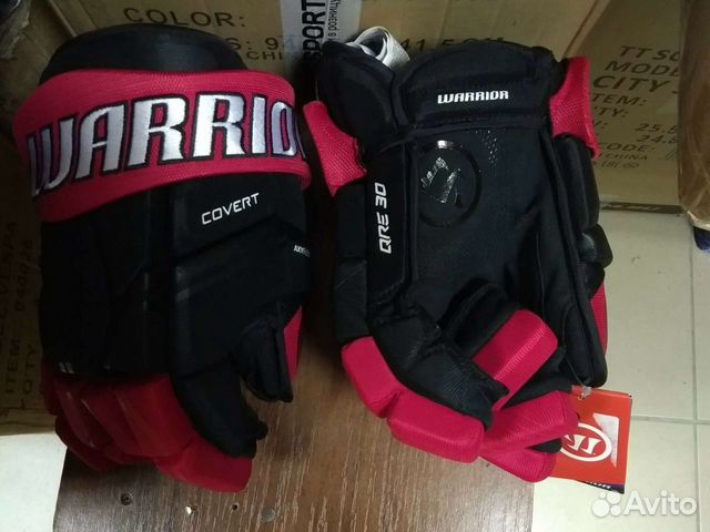 Перчатки хоккейные warrior corvet QRE 30 SR 14