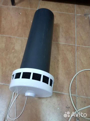 Кив 125 приточный клапан, длина трубы 1м