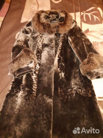 Меховое пальто (шуба) из астрагана 50-52 р-р