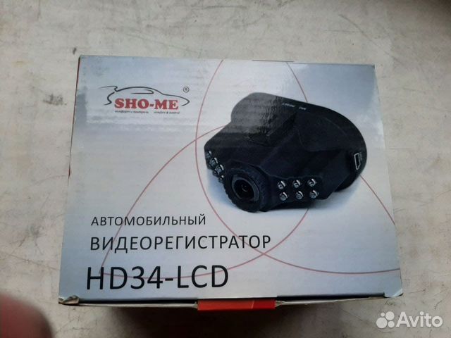 Автомобильный видеорегистратор Sho-me HD34-LCD