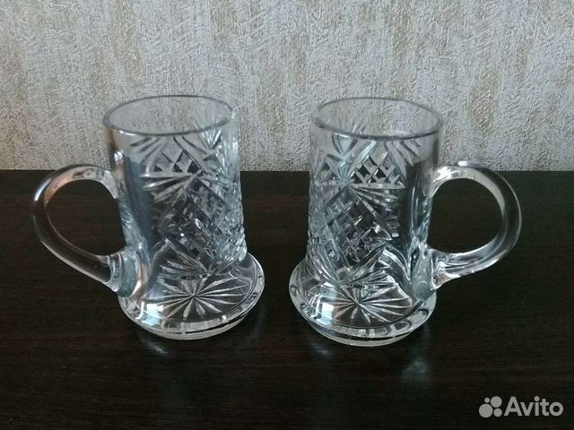 Хрустальные пивные кружки