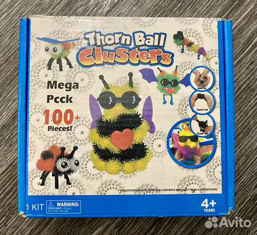 Конструктор мягкий, липучки