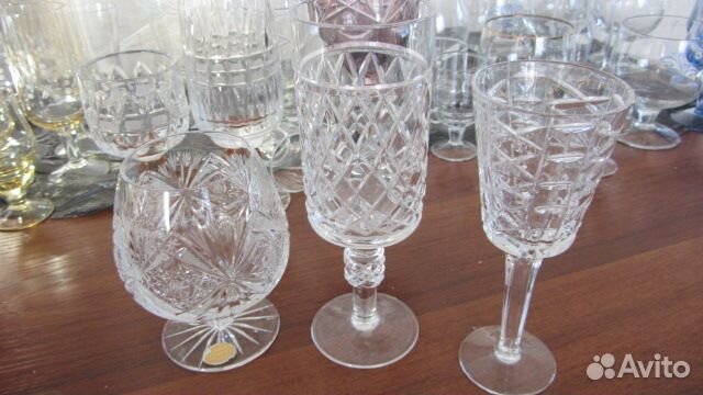 Фужеры хрустальные СССР