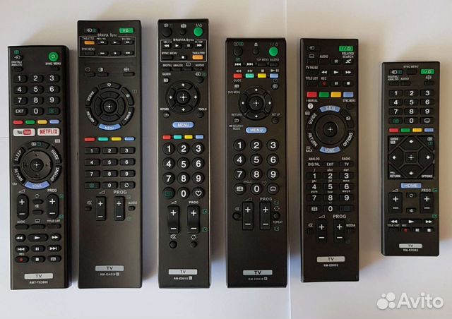 Пульты для телевизоров sony