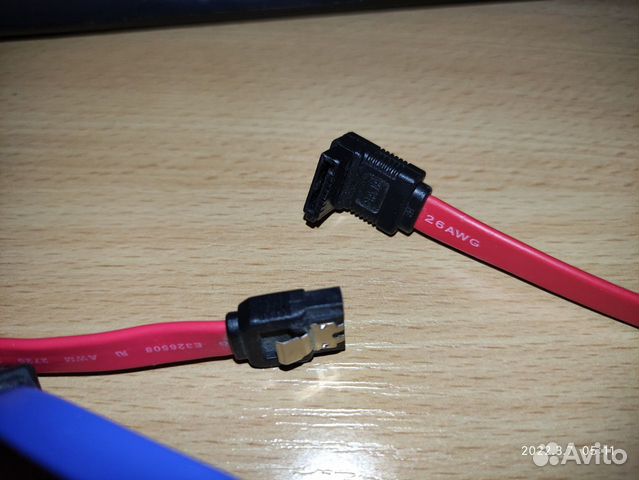 SATA Кабель Угловой Прямой Molex to SATA