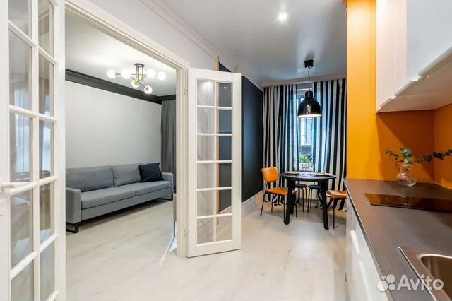 

1-к. квартира, 45 м², 2 кровати