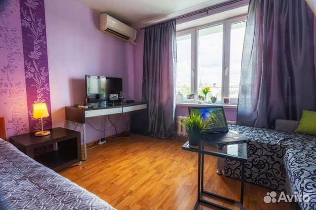 

1-к. квартира, 38 м², 2 кровати